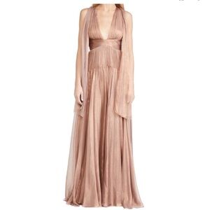 Marcia Lucia Hohan Eilir Silk Foiled Maxi Dress